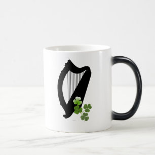 Irländsk harpa magisk mugg