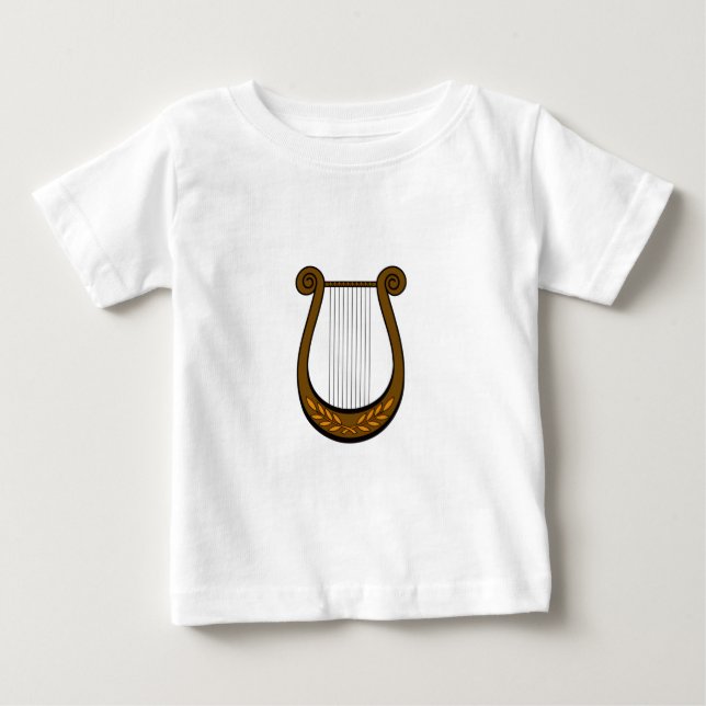 Irländsk harpa tee shirt (Framsida)