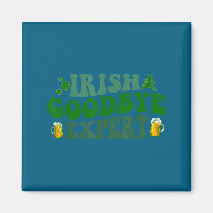 Irländsk hej då expert rolig St Patrick's Day roli Magnet