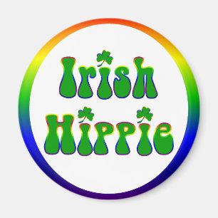 Irländsk Hippierunda Magnet