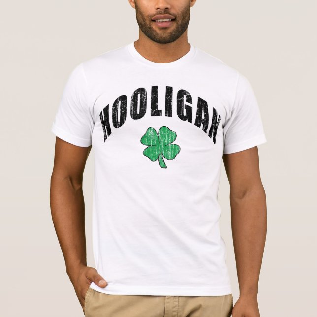 Irländsk huligan t shirt (Framsida)