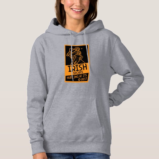Irländsk Hurling Sport T Shirt (Framsida)