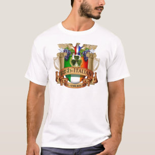 Irländsk italienare all amerikan t shirt