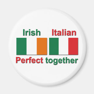 Irländsk italienare - perfekt tillsammans! magnet
