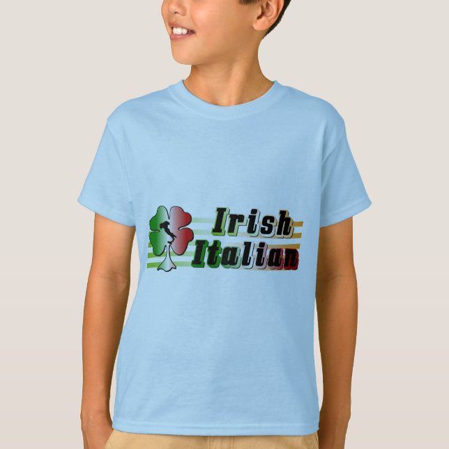 Irländsk Italiensk Barn T-Shirt (Framsida)