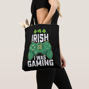 Irländsk jag var spelande spelare spel St Patrick' Tygkasse