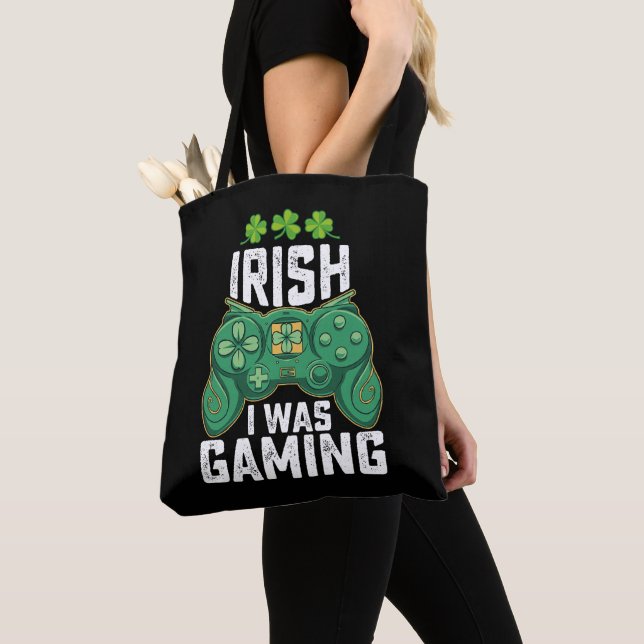 Irländsk jag var spelande spelare spel St Patrick' Tygkasse (Närbild)
