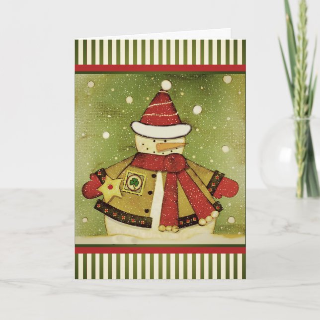 Irländsk jul helgkort (Framsida)