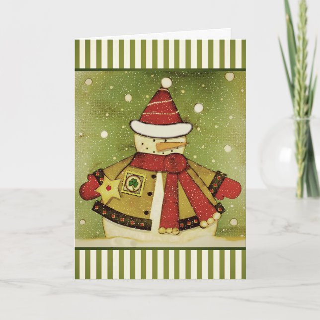 Irländsk jul helgkort (Framsida)