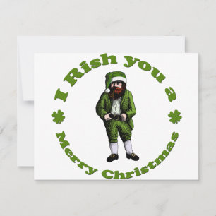 Irländsk jul julkort