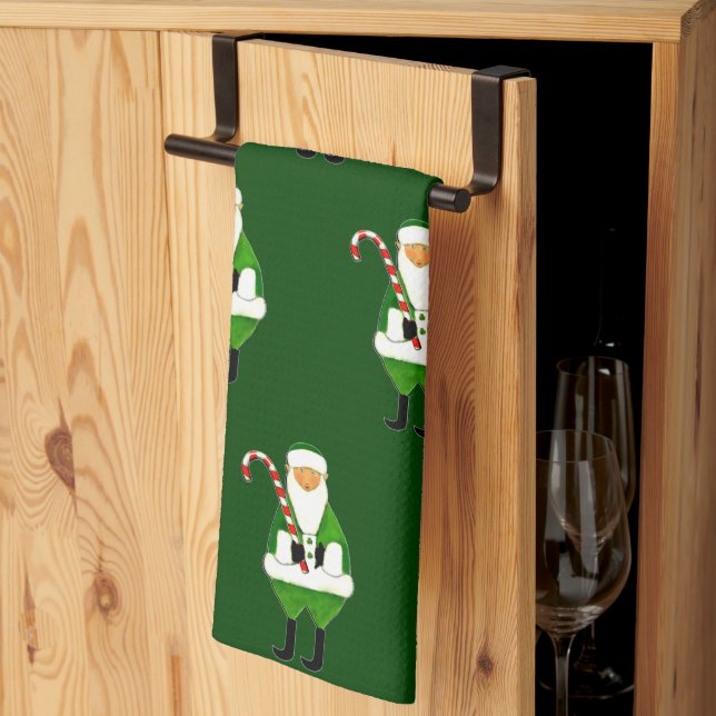 Irländsk jul kökshandduk (Thirds Fold)