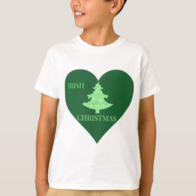 Irländsk jul tee shirt (Framsida)