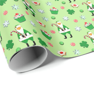 Irländsk julpresent presentpapper