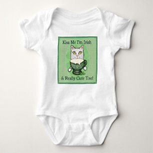 Irländsk kaffekatt, Sts Patrick dag T-shirt