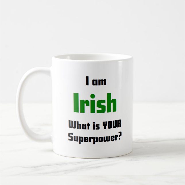 irländsk kaffemugg (Vänster)