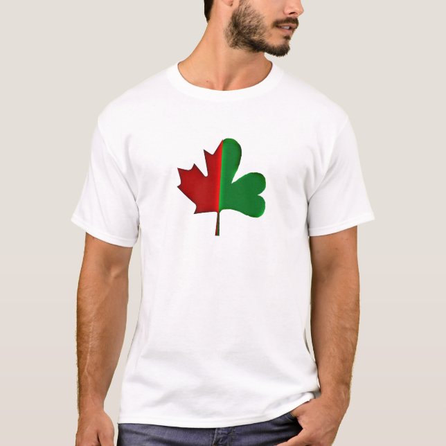 Irländsk kanadensare t-shirt (Framsida)