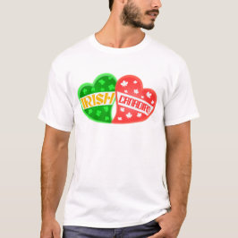 Irländsk kanadensisk Sts Patrick T-tröja för T Shirt