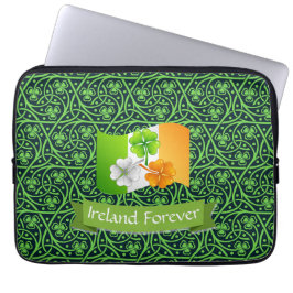 Irländsk Keltisk Klöver  Laptop Fodral