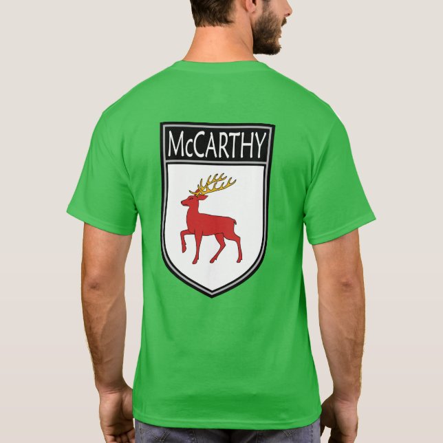 Irländsk klanvapen - McCarthy T Shirt (Baksida)