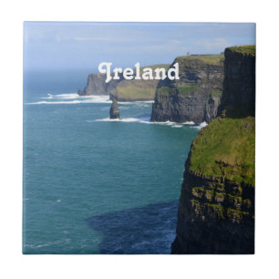 Irländsk klippa av Moher Kakelplatta