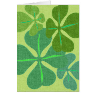 Irländsk klöver 4-Leaf OBS Kort