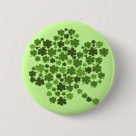 Irländsk klöver för ShamrocksSt Paddys Knapp