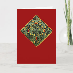 Irländsk Knotwork julkort Helgkort