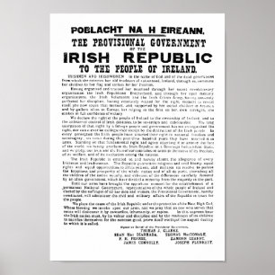 Irländsk kungörelse av 1916 poster