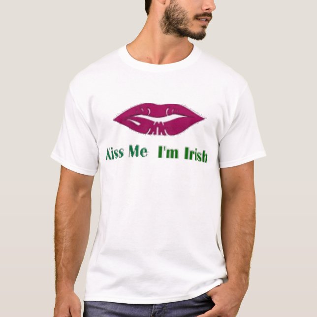 Irländsk kyss tee shirt (Framsida)