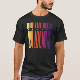 Irländsk leksaksflöjt - multifärgad tee shirt