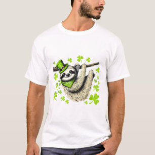 Irländsk Leprechaun Seng Shamrock St Patricks Day T Shirt
