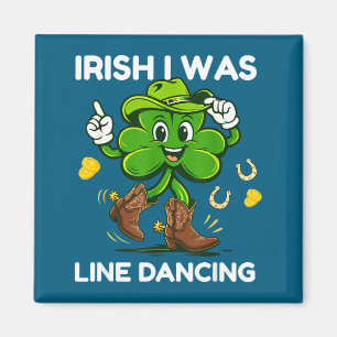 Irländsk line dance var rolig st patricks day magnet