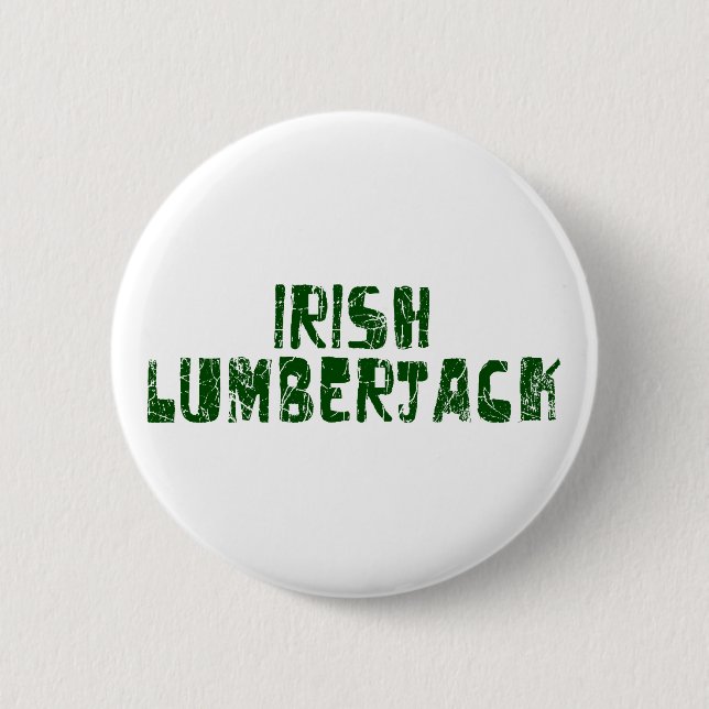 Irländsk Lumberjack Knapp (Framsida)