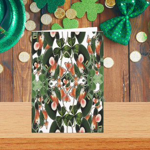 Irländsk Mouse Kaleidoscope Två St. Patrick's Day Kort