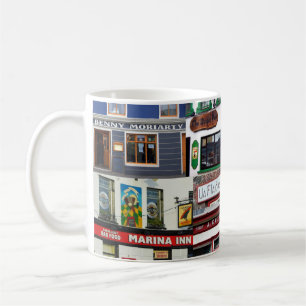 Irländsk mugg, DinglePubs, Dingle, irländska Kaffemugg