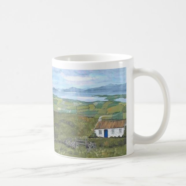 Irländsk mugg kaffekopp Irland Bantry Bay Irland (Höger)