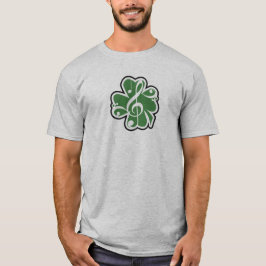 Irländsk musiklogotyp tee