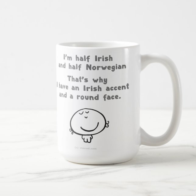 irländsk norrman kaffemugg (Höger)
