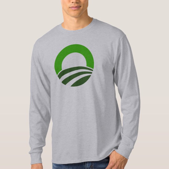 Irländsk Obama T-tröja T Shirt (Framsida)