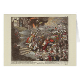 Irländsk och brittisk historieJames Gillray Hälsningskort