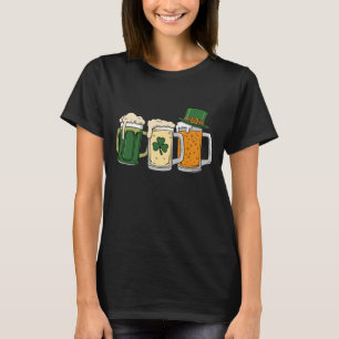 Irländsk öl Irland Flagga St Patrick's Day Shamroc T Shirt