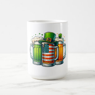 Irländsk öl Irland St Patricks Day Drickfest Kaffemugg
