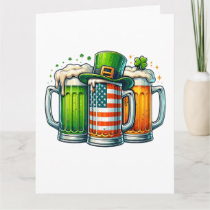 Irländsk öl Irland St Patricks Day Drickfest Tack Kort
