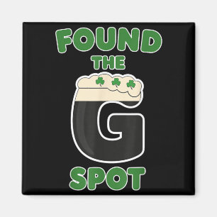 Irländsk öl Shamrocks St Patricks Drinking Magnet