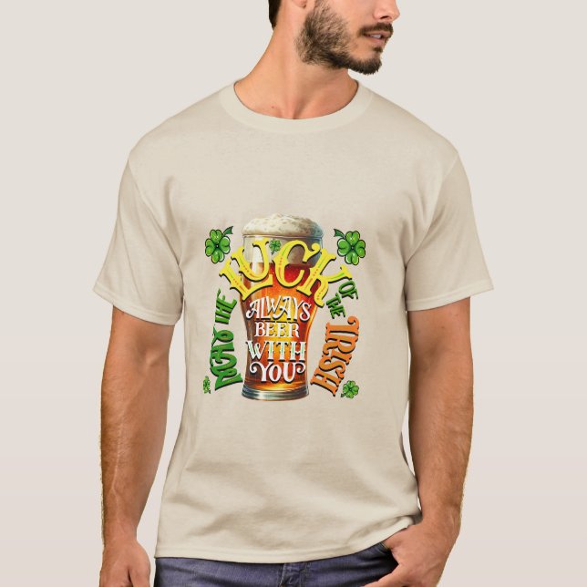 Irländsk ölhumor t shirt (Framsida)