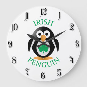 Irländsk penguin stor klocka