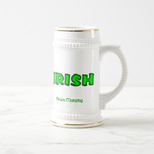 Irländsk personlig mugg/Stein Sejdel