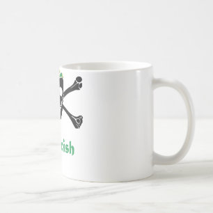 Irländsk piratskalle och Crossbones Kaffemugg