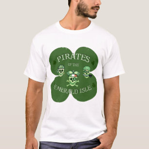 Irländsk piratSts Patrick T-tröja för dag Tee Shirt