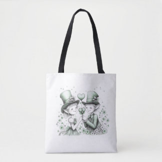 Irländsk pixie-magi St, Patty's Day t-shirt Tygkasse